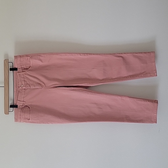 Chico's So Slimming Girlfriend Ankle Jeans Size 10/Medium Dusty Coral - Picture 1 of 7